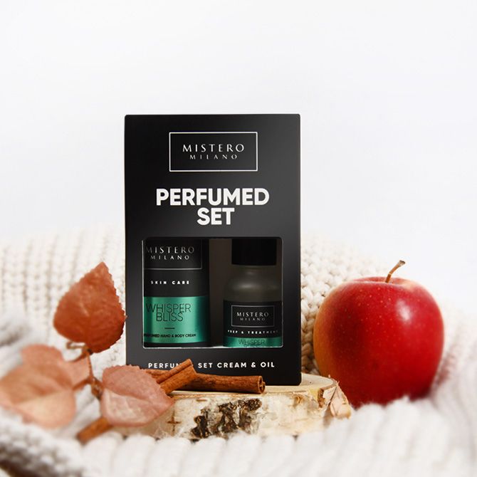 Mistero Milano Zestaw Whisper Bliss - perfumowany krem i oliwka - obrazek 3
