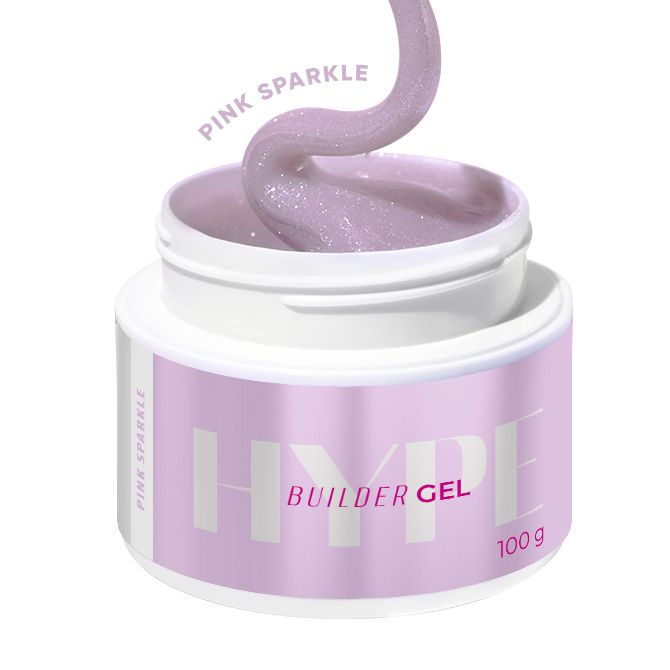 Mistero Milano Żel budujący Hype Gel pink sparkle 2091/100