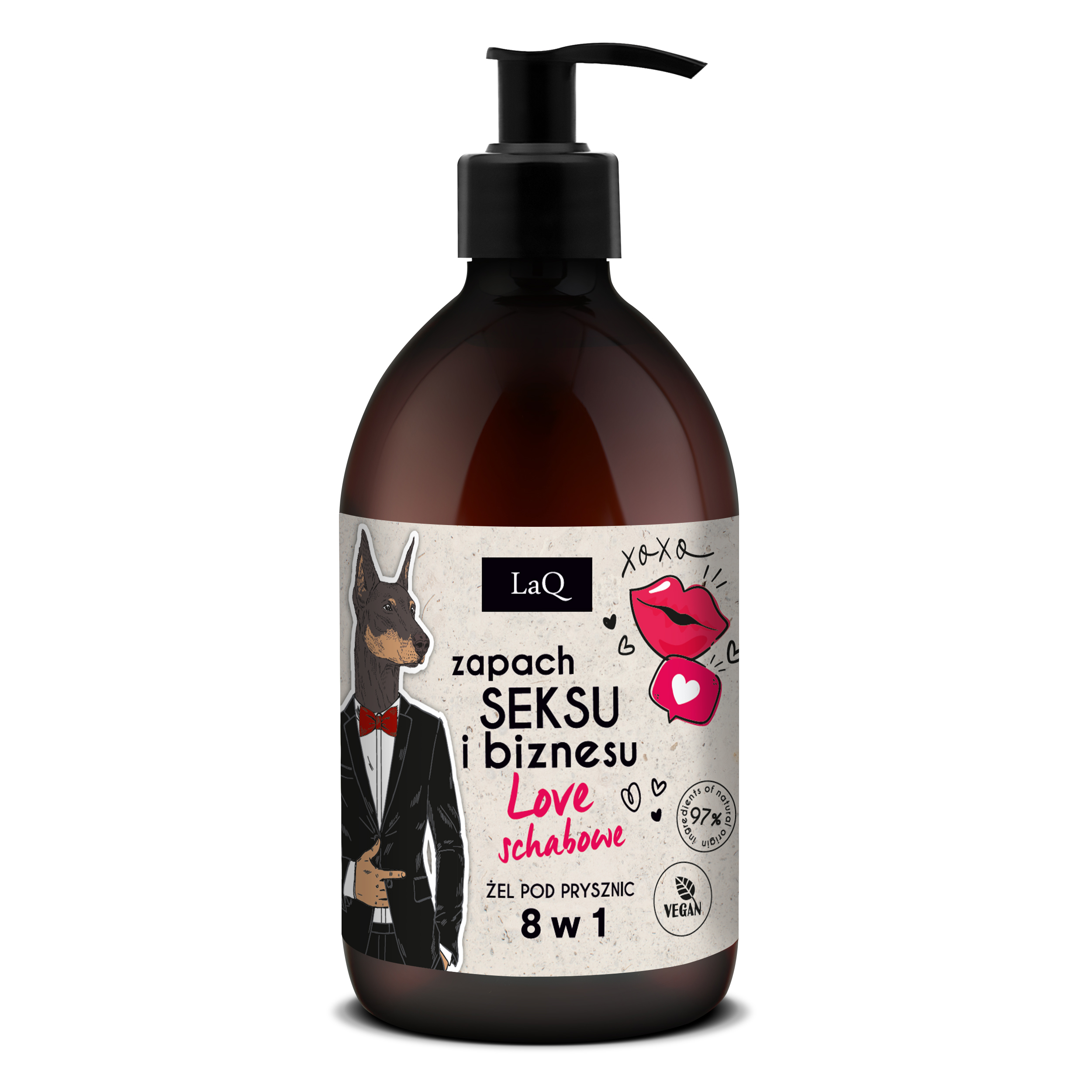 LaQ Żel pod prysznic DOBERMAN Love schabowe