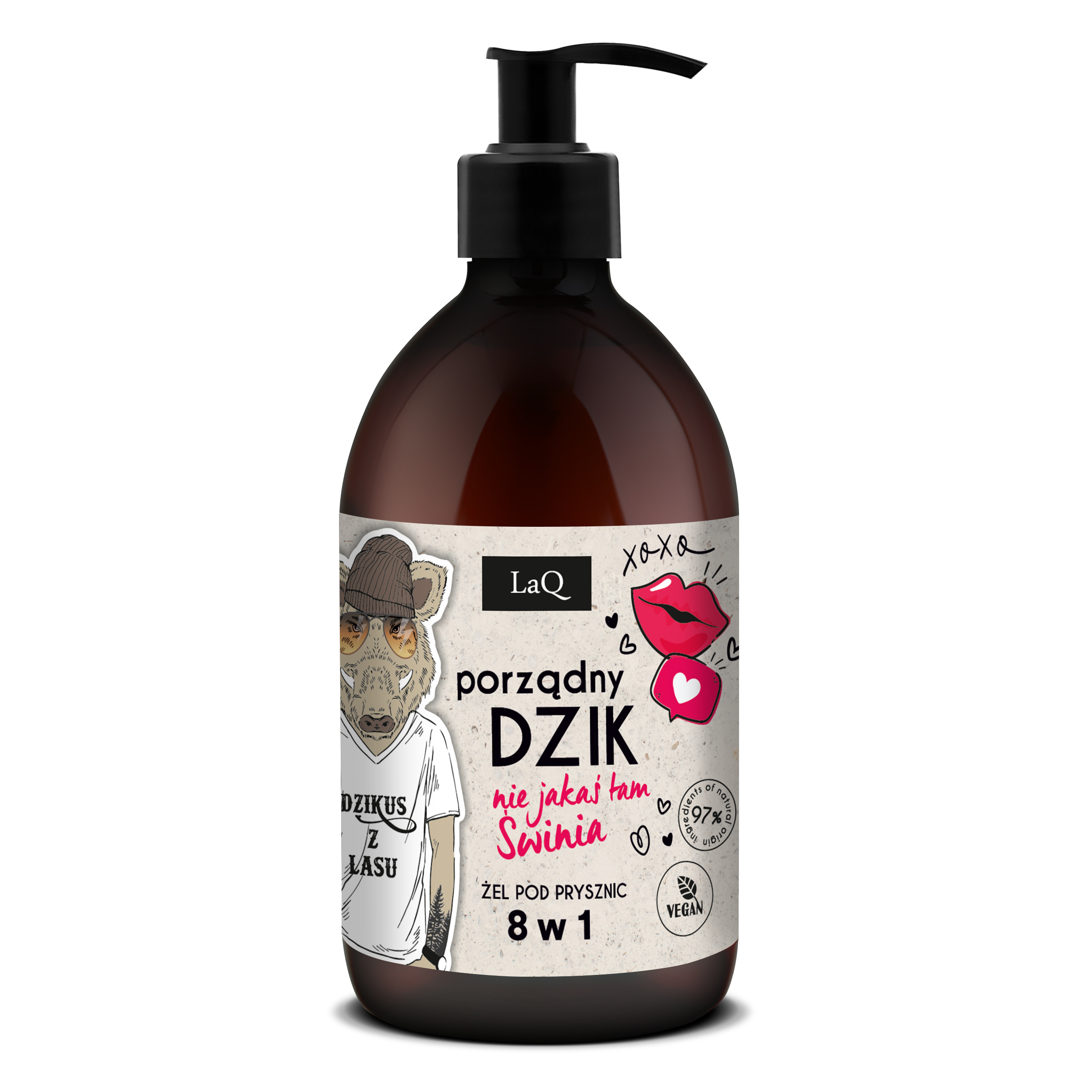 LaQ Żel pod prysznic DZIKUS Porządny dzik