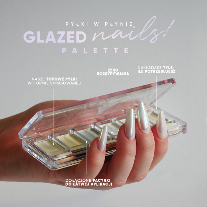 Mistero Milano Paletka pyłków do paznokci GlazedNails! Palette 5218 - obrazek 2
