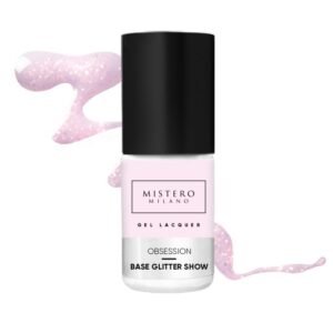 Mistero Milano Baza coverowa z drobiną OBSESSION GLITTER SHOW 1457/7