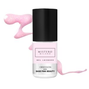 Mistero Milano Baza coverowa z drobiną OBSESSION PINK BEAUTY 1458/7