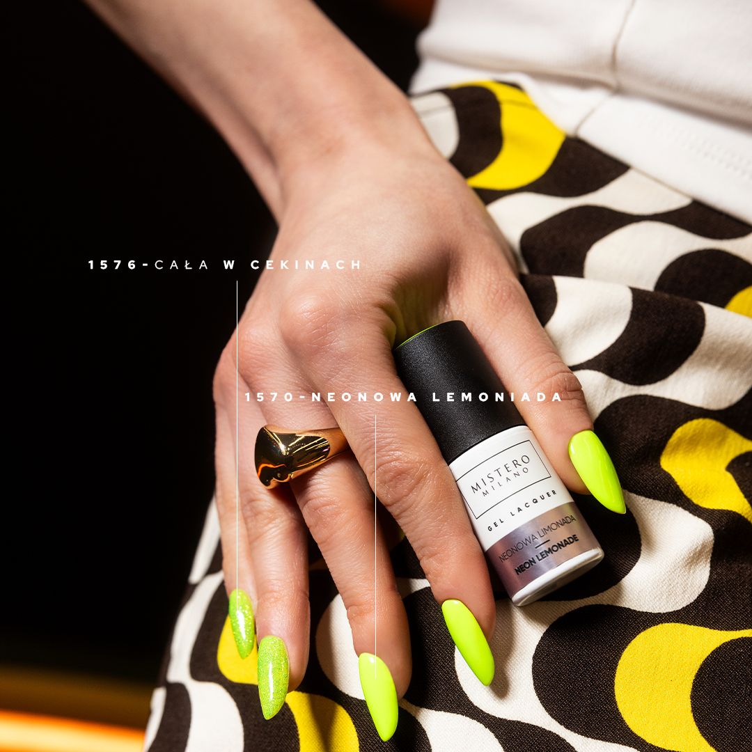 Mistero Milano Lakier hybrydowy Cała w cekinach! 1576 - obrazek 3