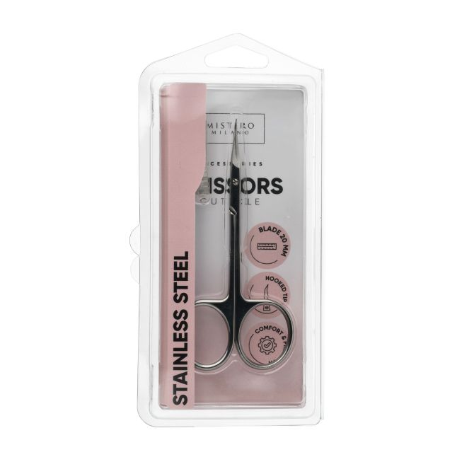 Mistero Milano Nożyczki do skórek, ostrze z haczykiem 20 mm