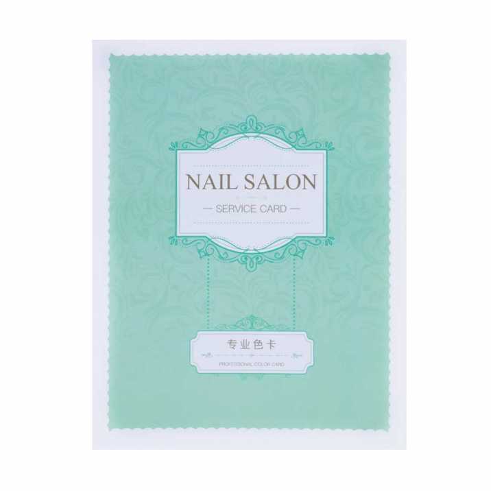 Klaser wzornik ekspozytor biały 4 karty