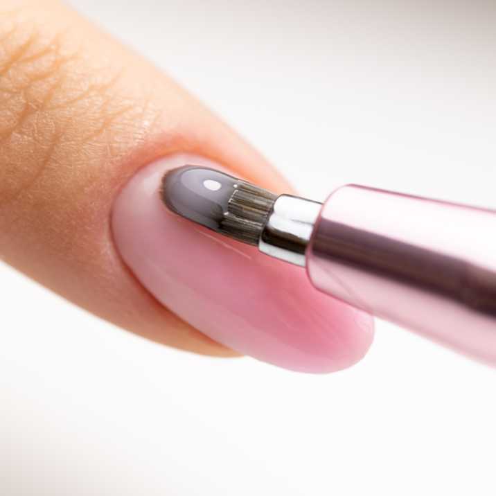 Pędzelek do żelu automatyczny Thin oval Pro Gel rose gold Molly Nails Nr 4 - obrazek 3