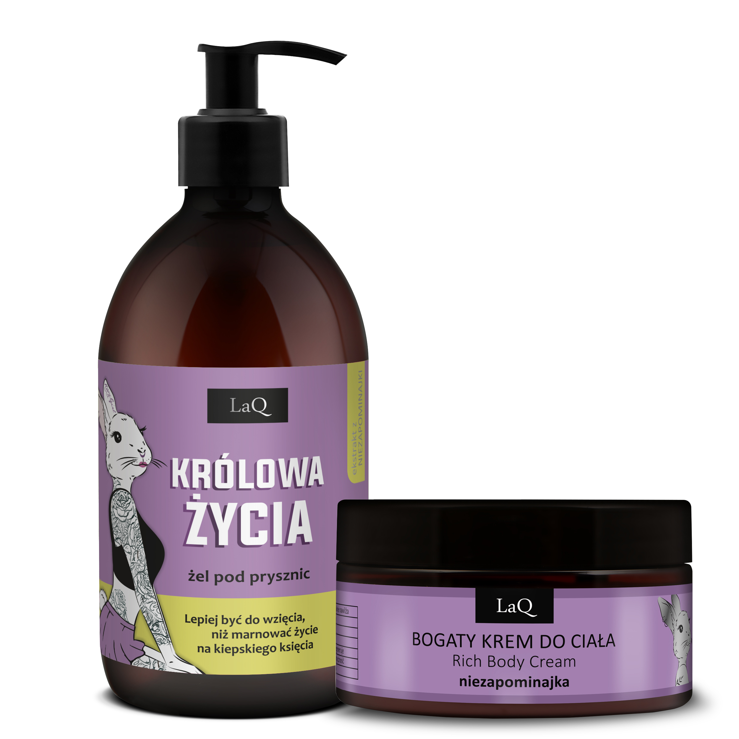 LaQ Zestaw Żel De La Krem NIEZAPOMINAJKA – KRÓLOWA ŻYCIA - obrazek 3